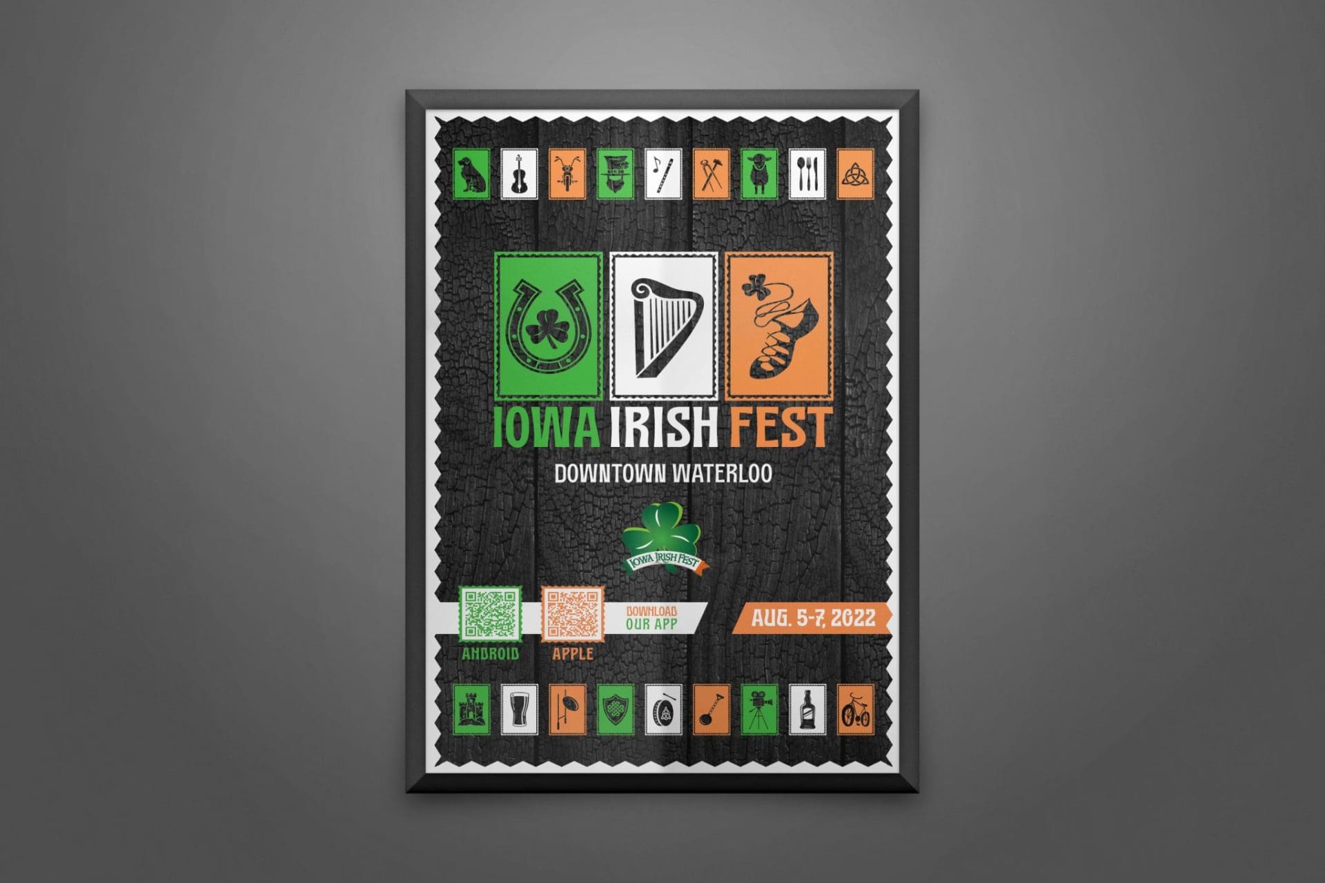 Get to Know Our Work Iowa Irish Fest Brand Identity Impact Marketing