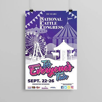 National Cattle Congress poster