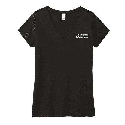 black shirt with logo