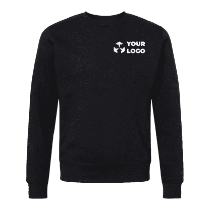 black long sleeve crew