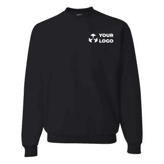black long sleeve crew
