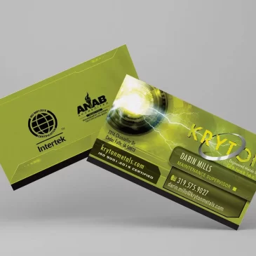 Kryton Metals mailer mockup