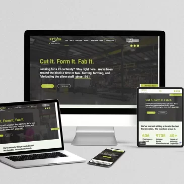 Kryton Metals website mockup