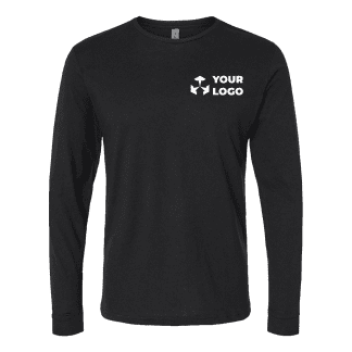 black long sleeve crew