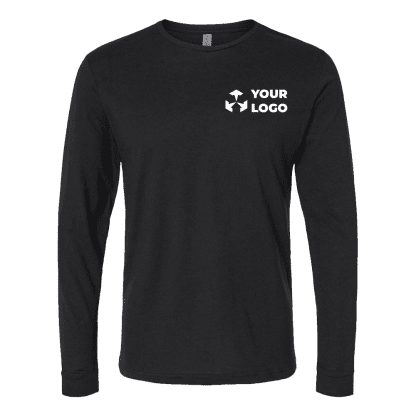 black long sleeve crew