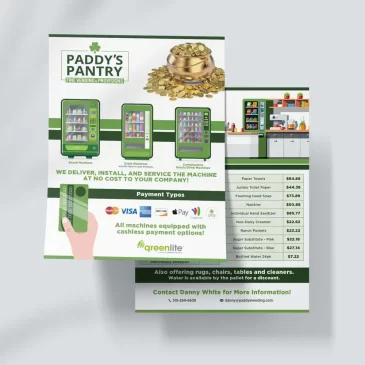 Paddys Pantry breakroom flyer
