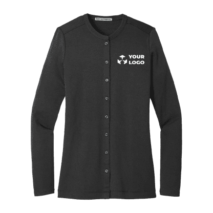 black button up cardigan