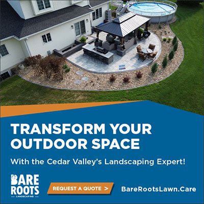 Bare Roots Landscaping digital ad