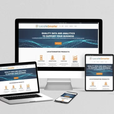 Locate Smarter website mockup