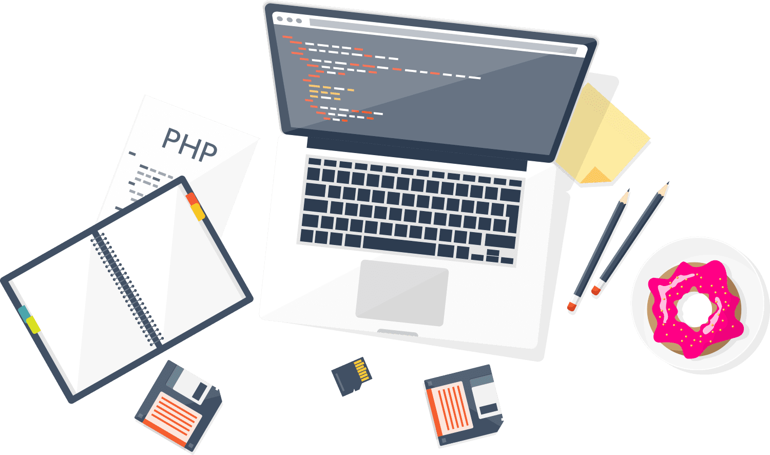 website development graphic
